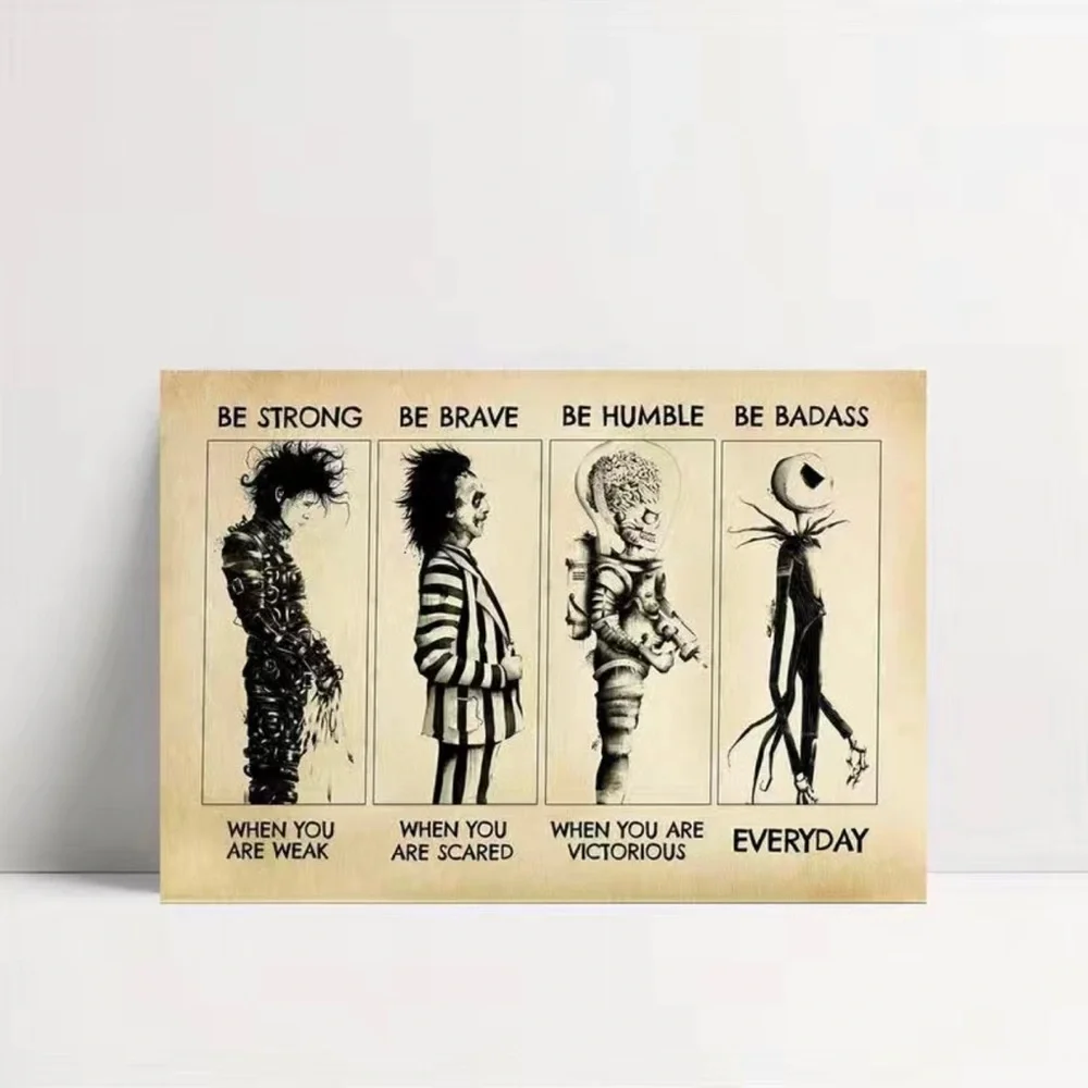 1 Pc Halloween Art Canvas Painting Print‎ 11.8x16.5inch 30x42cm Frameless